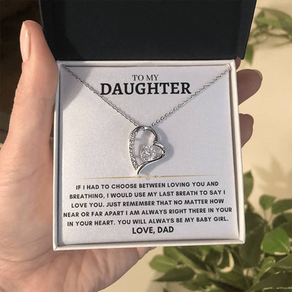 Daughter - Heart Necklace - Dad 9