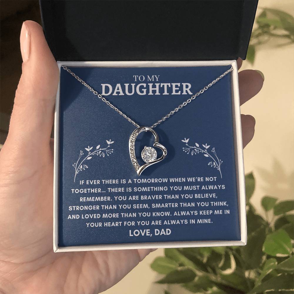 Daughter - Heart Necklace - Dad 7