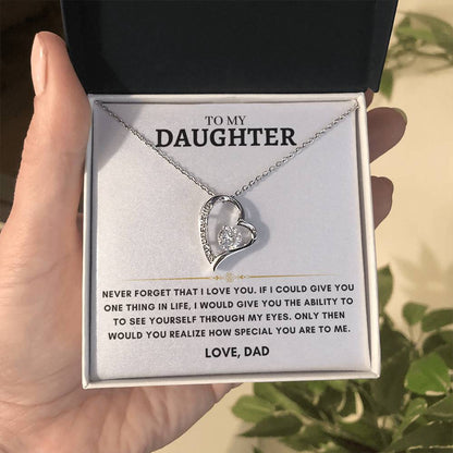 Daughter - Heart Necklace - Dad 6