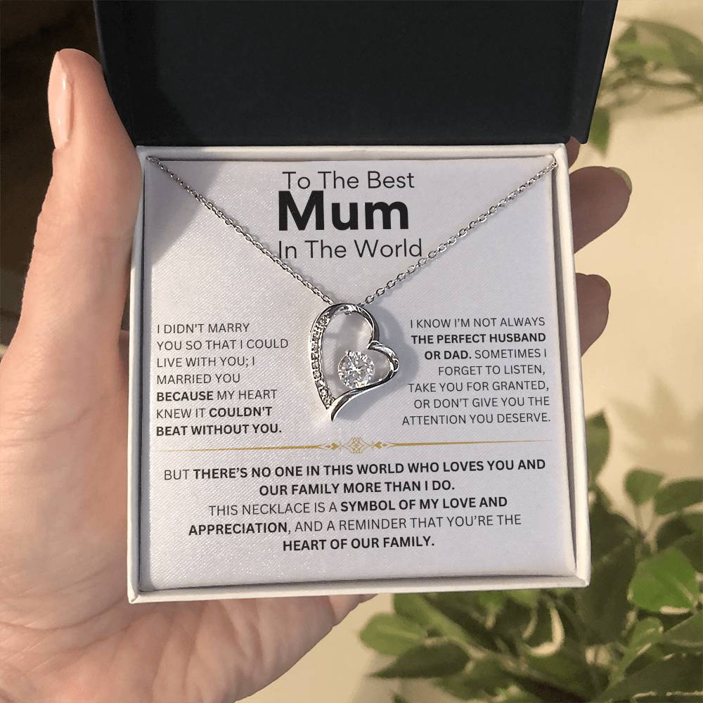 To The Best MUM, Love Heart gift set TM334
