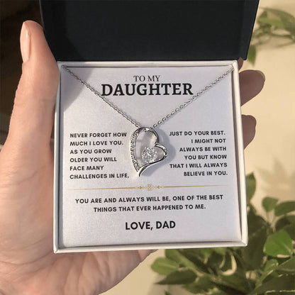 Daughter - Heart Necklace - Dad 2