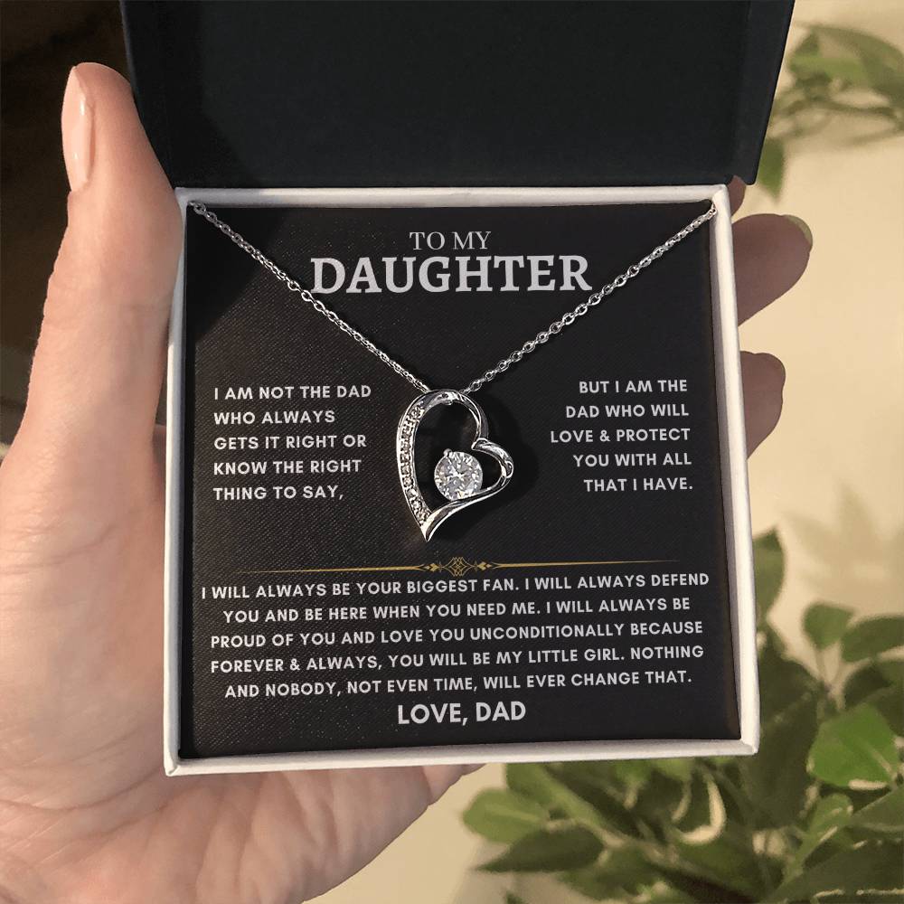 Daughter - Heart Necklace - Dad 5