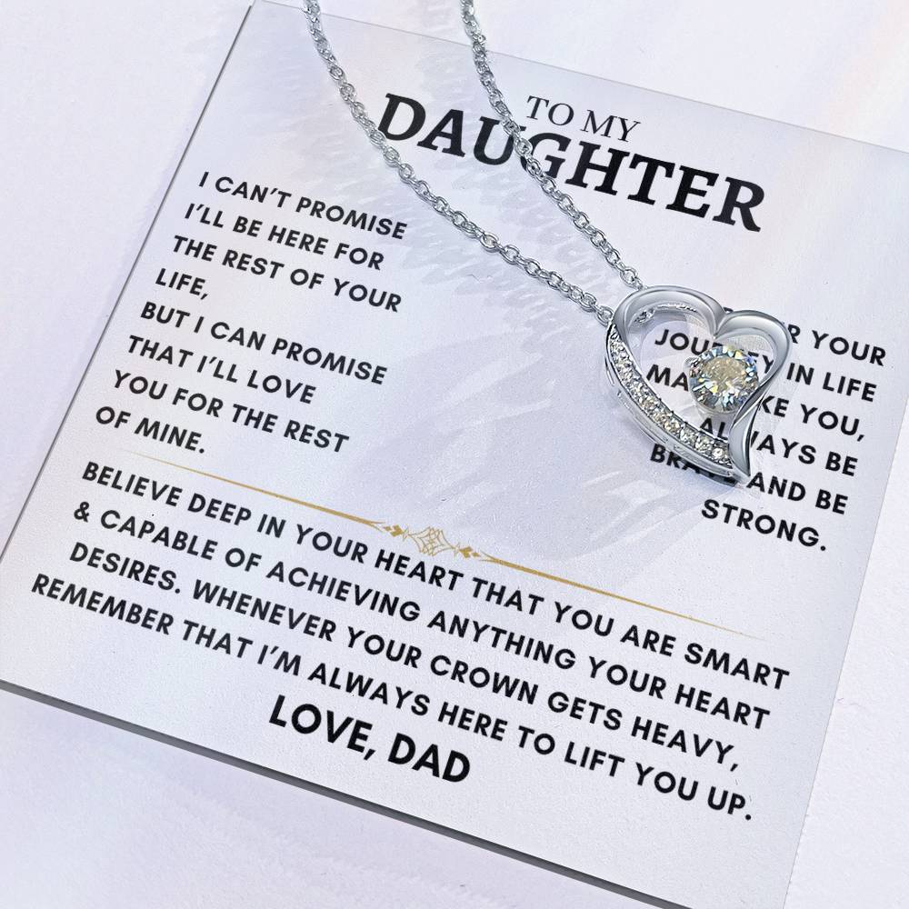 Daughter - Heart Necklace - Dad 3