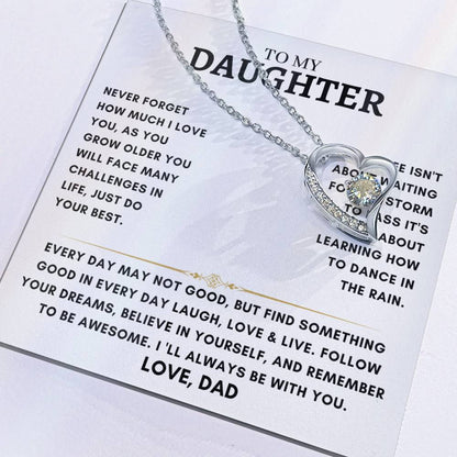 Daughter - Heart Necklace - Dad 4