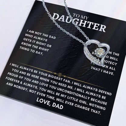 Daughter - Heart Necklace - Dad 5