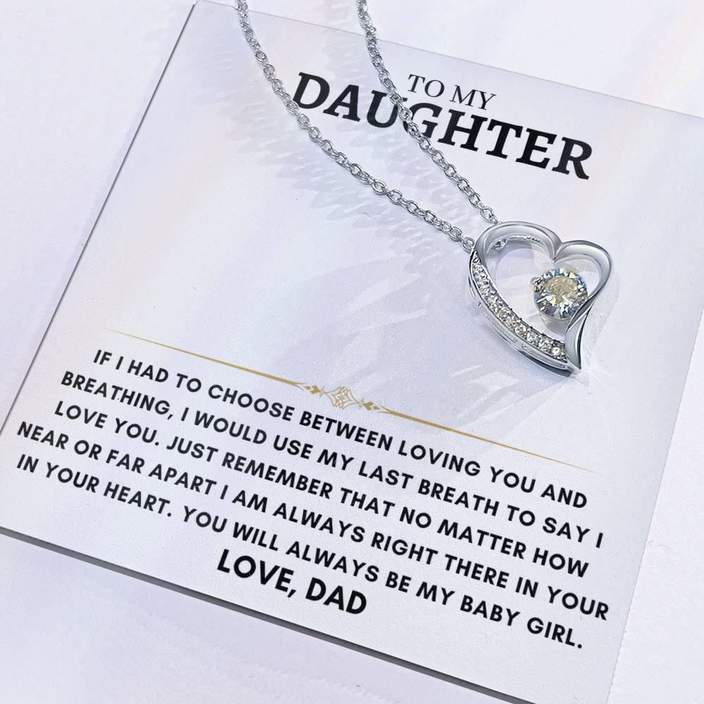 Daughter - Heart Necklace - Dad 9