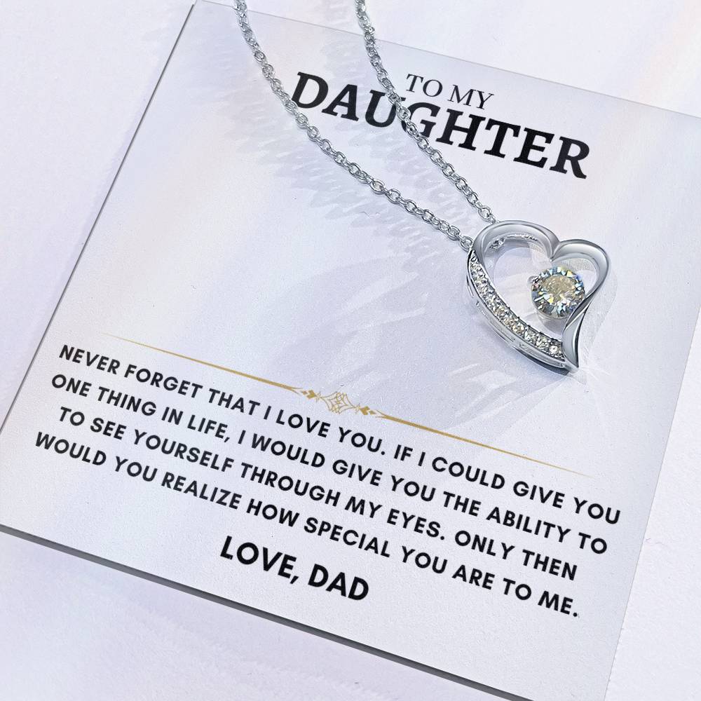 Daughter - Heart Necklace - Dad 6