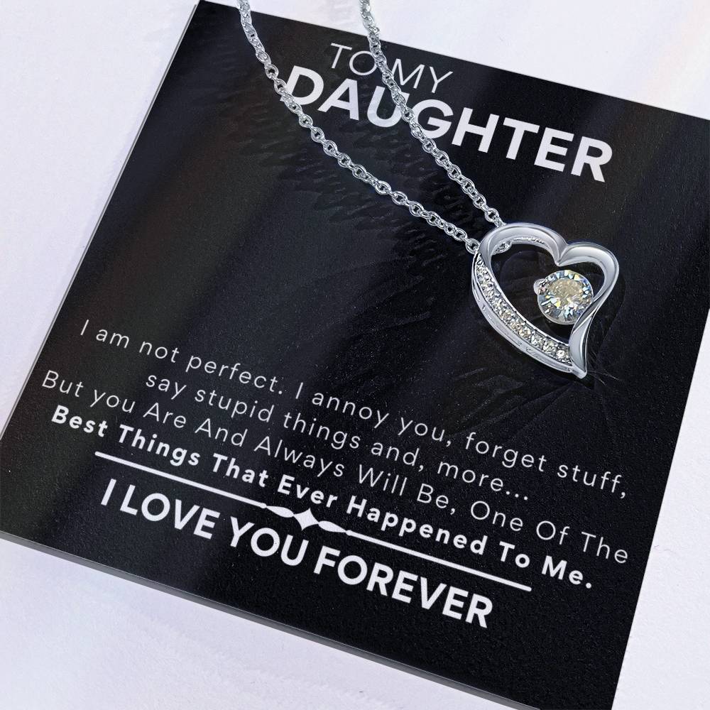 Daughter - Heart Necklace - Dad