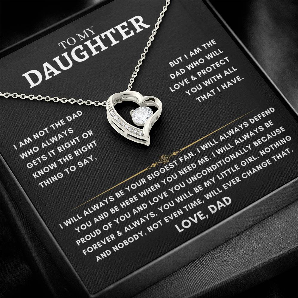 Daughter - Heart Necklace - Dad 5