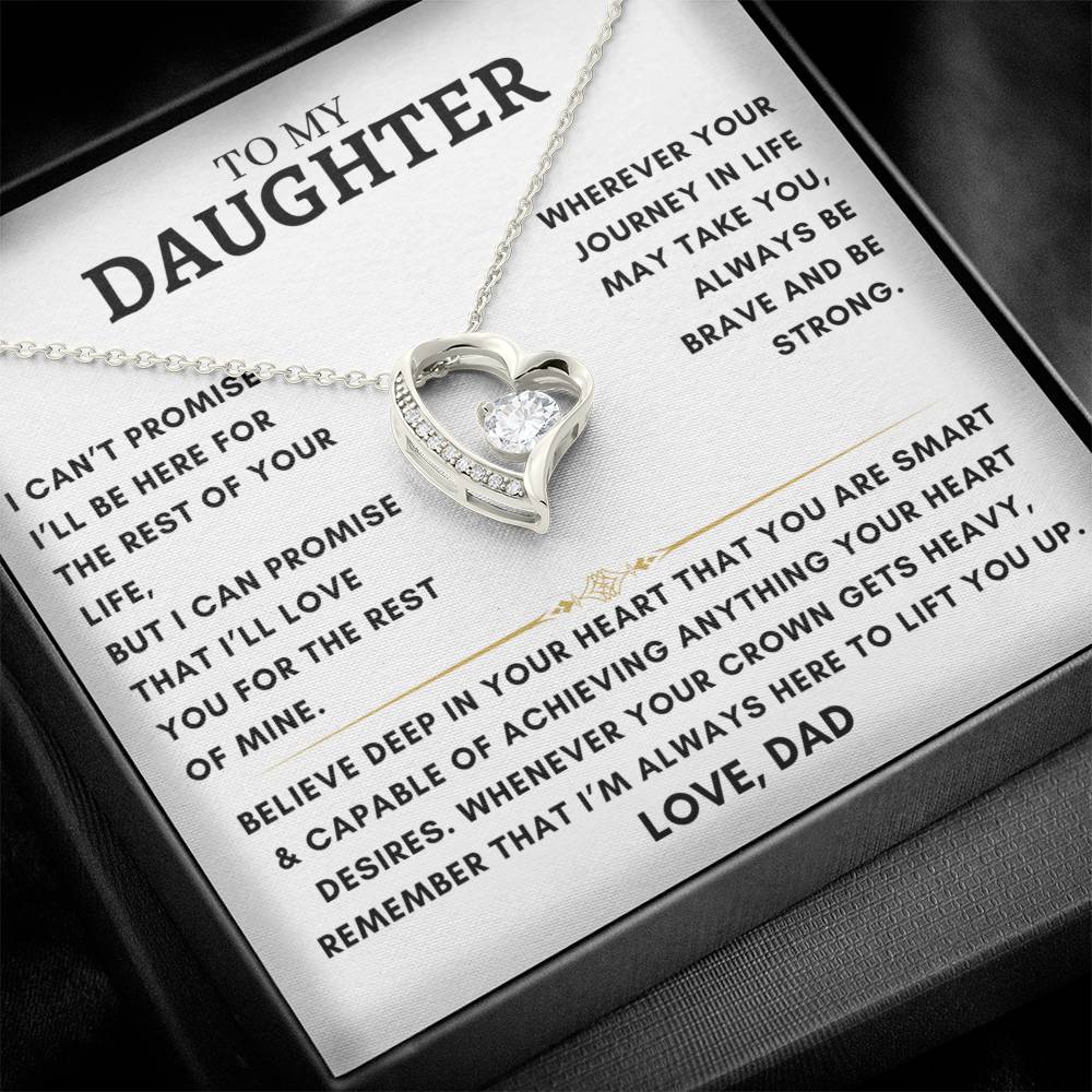 Daughter - Heart Necklace - Dad 3