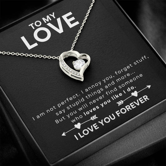 TO MY LOVE - HEART NECKLACE