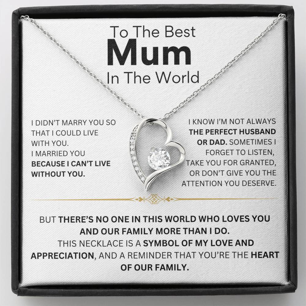 To The Best MUM, Love Heart gift set TM333