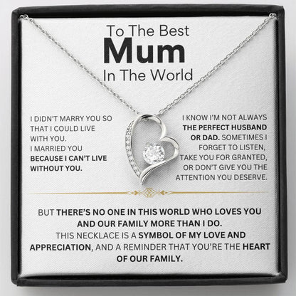To The Best MUM, Love Heart gift set TM333