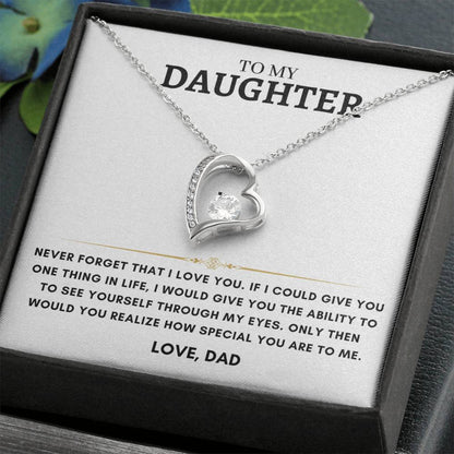 Daughter - Heart Necklace - Dad 6