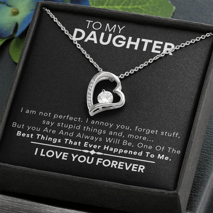 Daughter - Heart Necklace - Dad