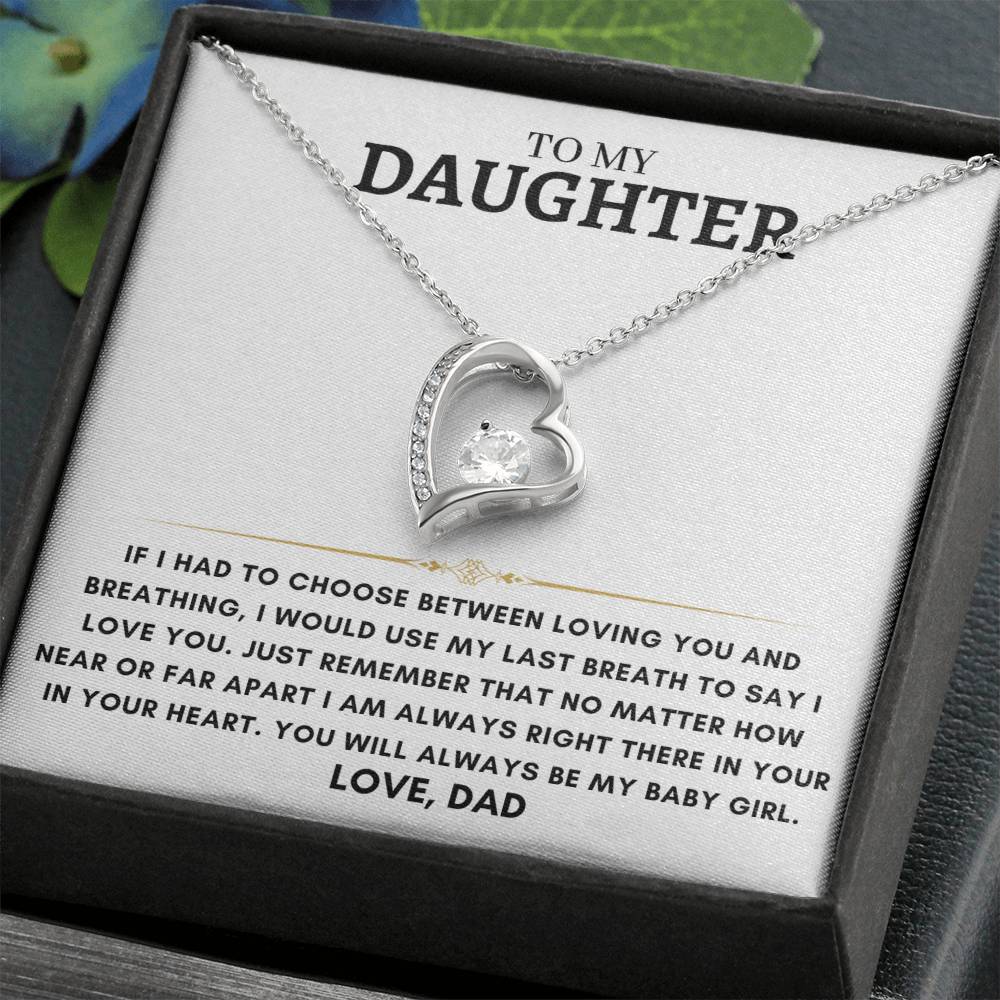 Daughter - Heart Necklace - Dad 9