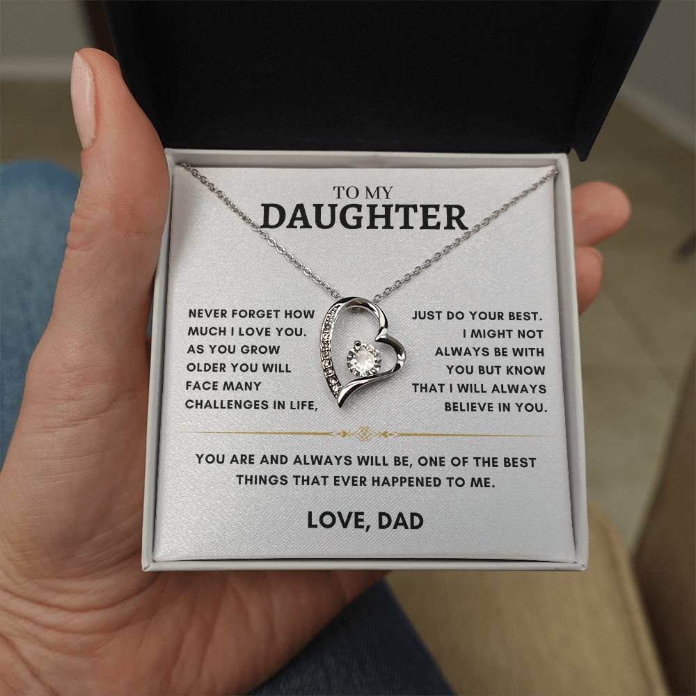 Daughter - Heart Necklace - Dad 2