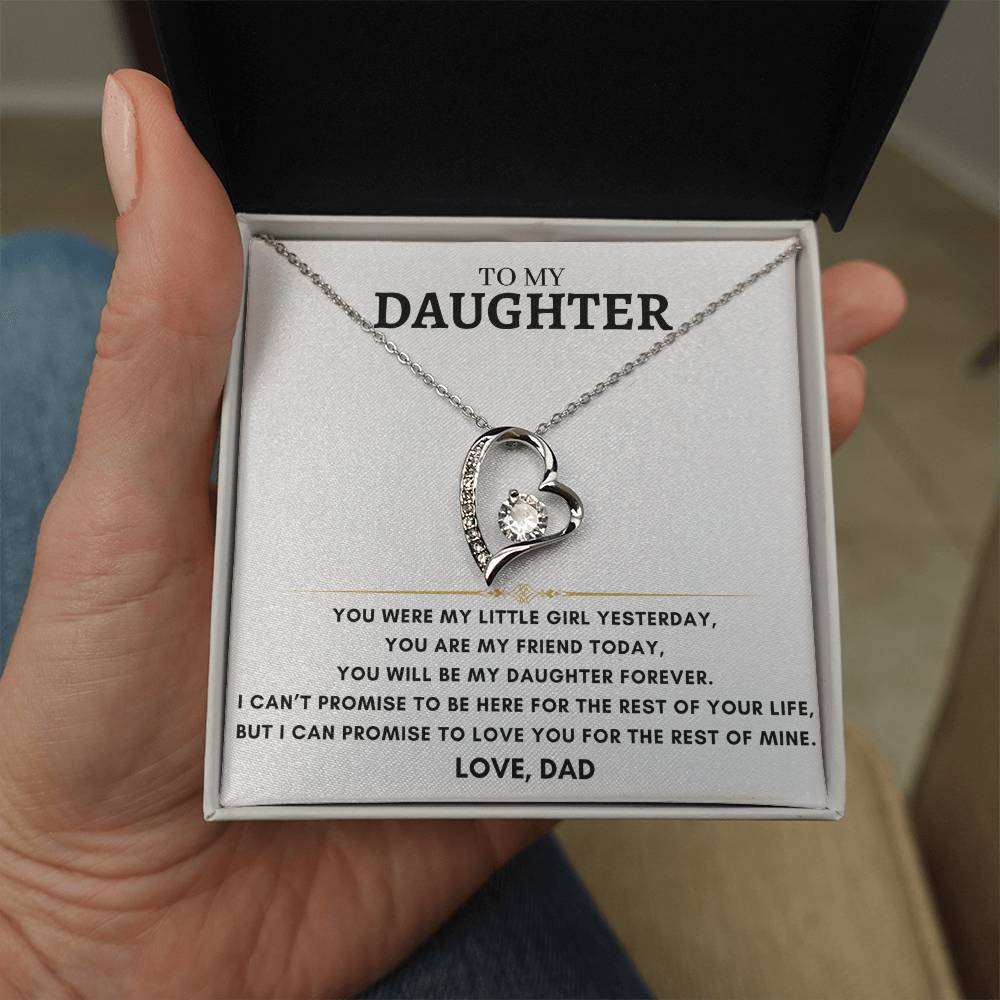 Daughter - Heart Necklace - Dad 8