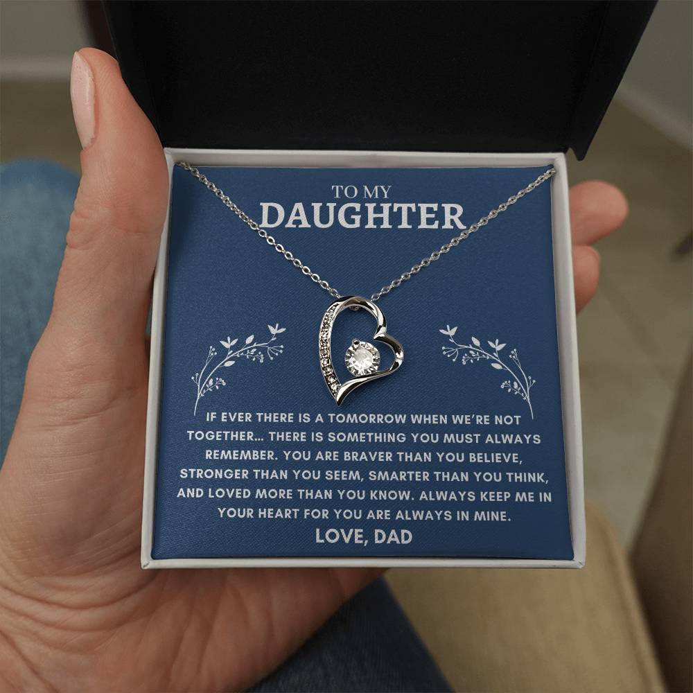 Daughter - Heart Necklace - Dad 7