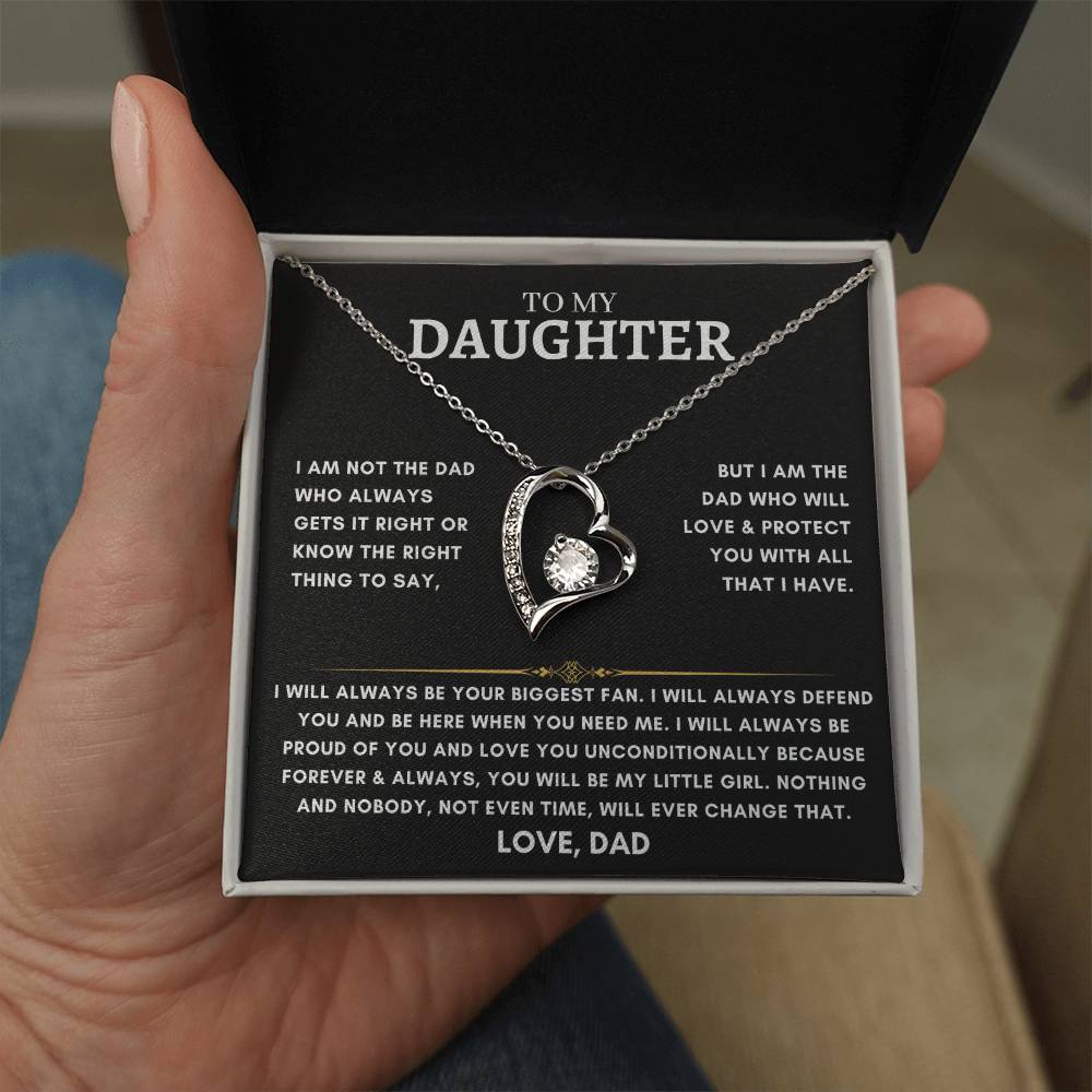 Daughter - Heart Necklace - Dad 5