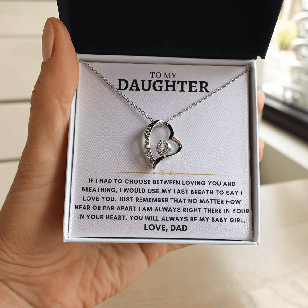 Daughter - Heart Necklace - Dad 9