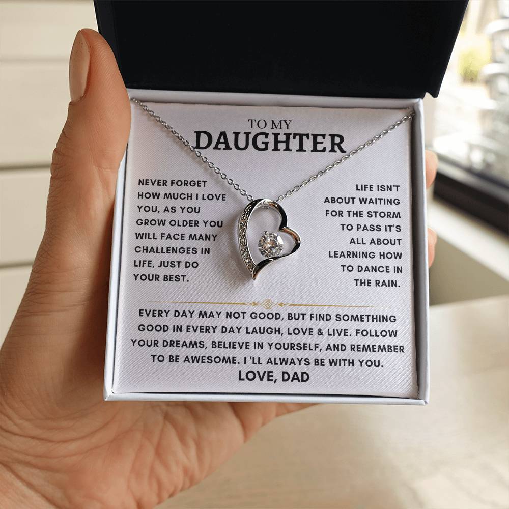 Daughter - Heart Necklace - Dad 4