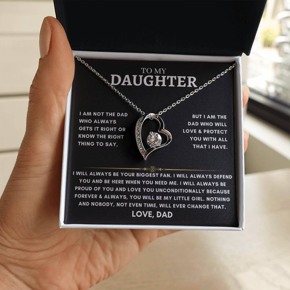 Daughter - Heart Necklace - Dad 5