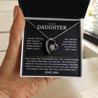 Daughter - Heart Necklace - Dad 5