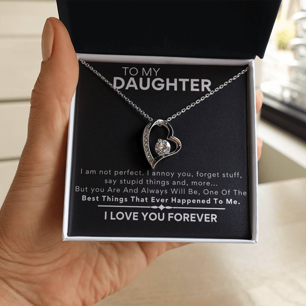 Daughter - Heart Necklace - Dad