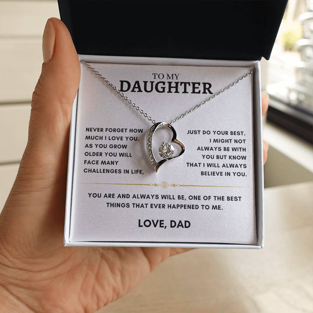 Daughter - Heart Necklace - Dad 2