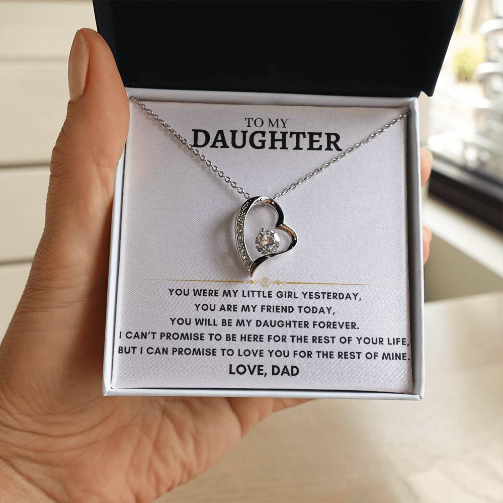 Daughter - Heart Necklace - Dad 8