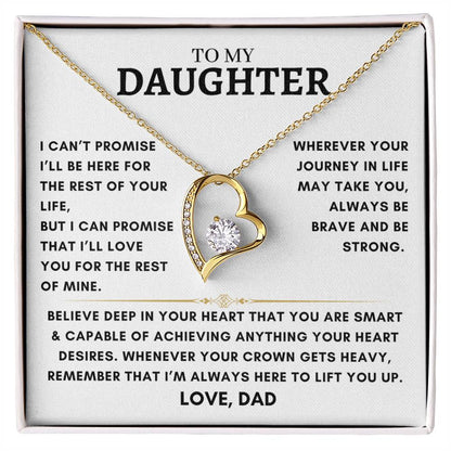 Daughter - Heart Necklace - Dad 3