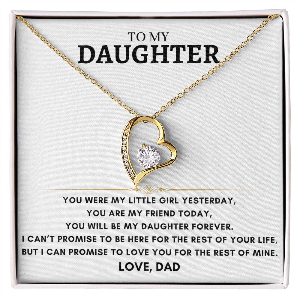 Daughter - Heart Necklace - Dad 8