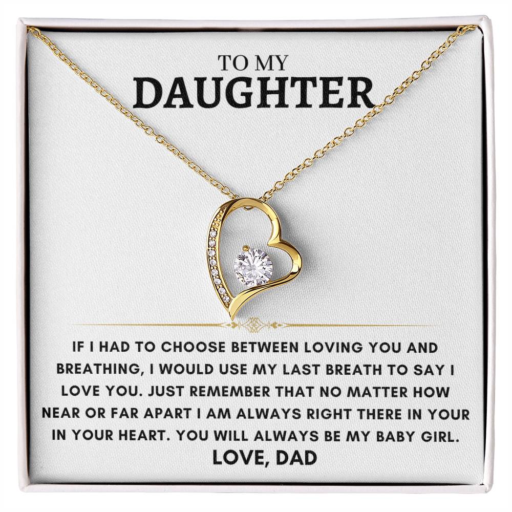 Daughter - Heart Necklace - Dad 9