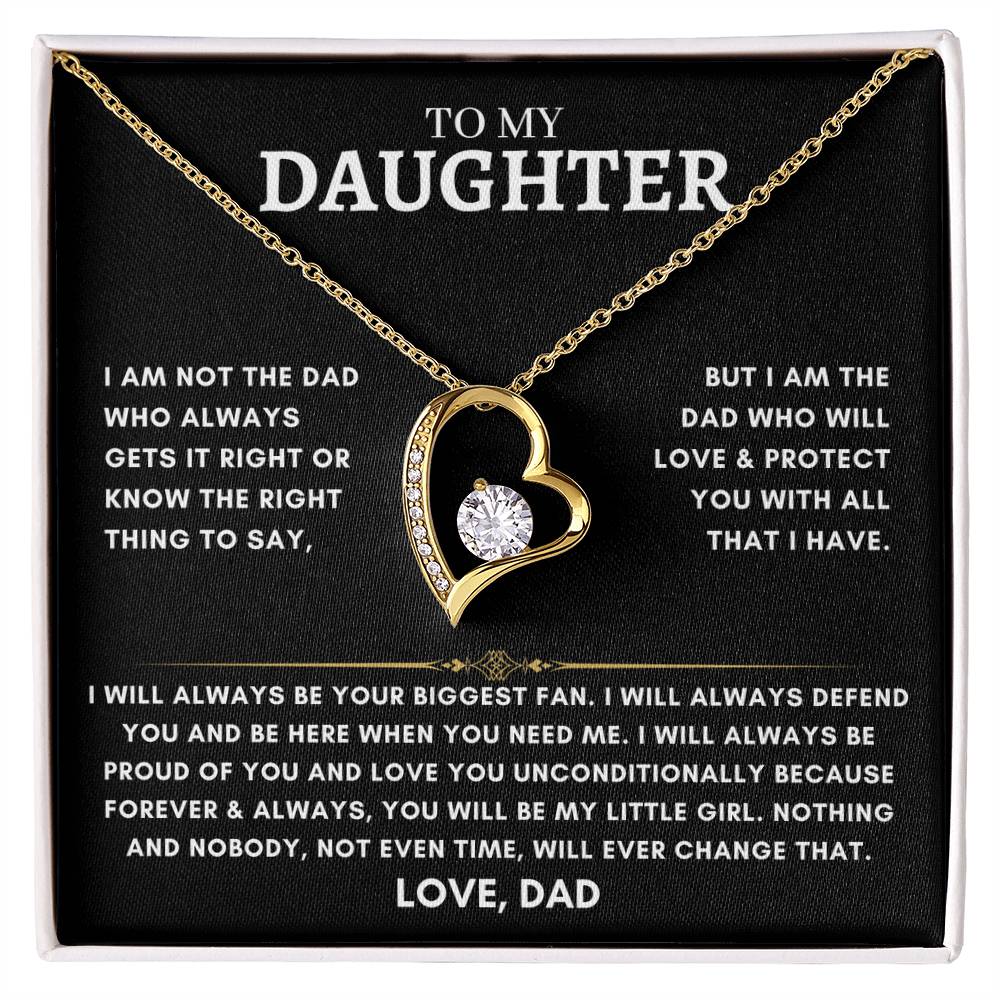 Daughter - Heart Necklace - Dad 5