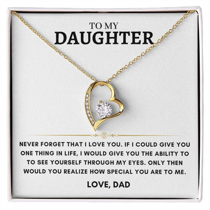 Daughter - Heart Necklace - Dad 6