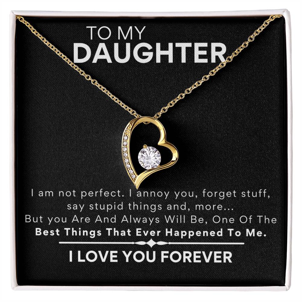 Daughter - Heart Necklace - Dad