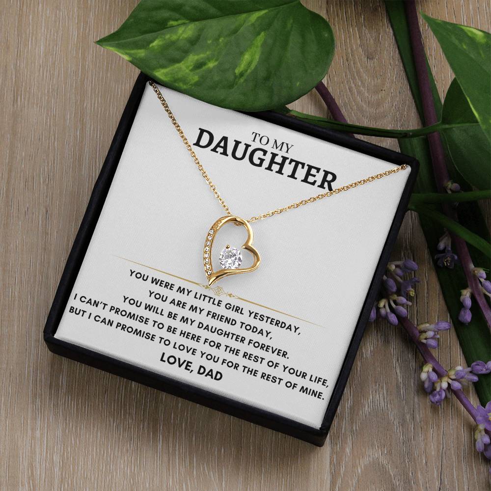 Daughter - Heart Necklace - Dad 8