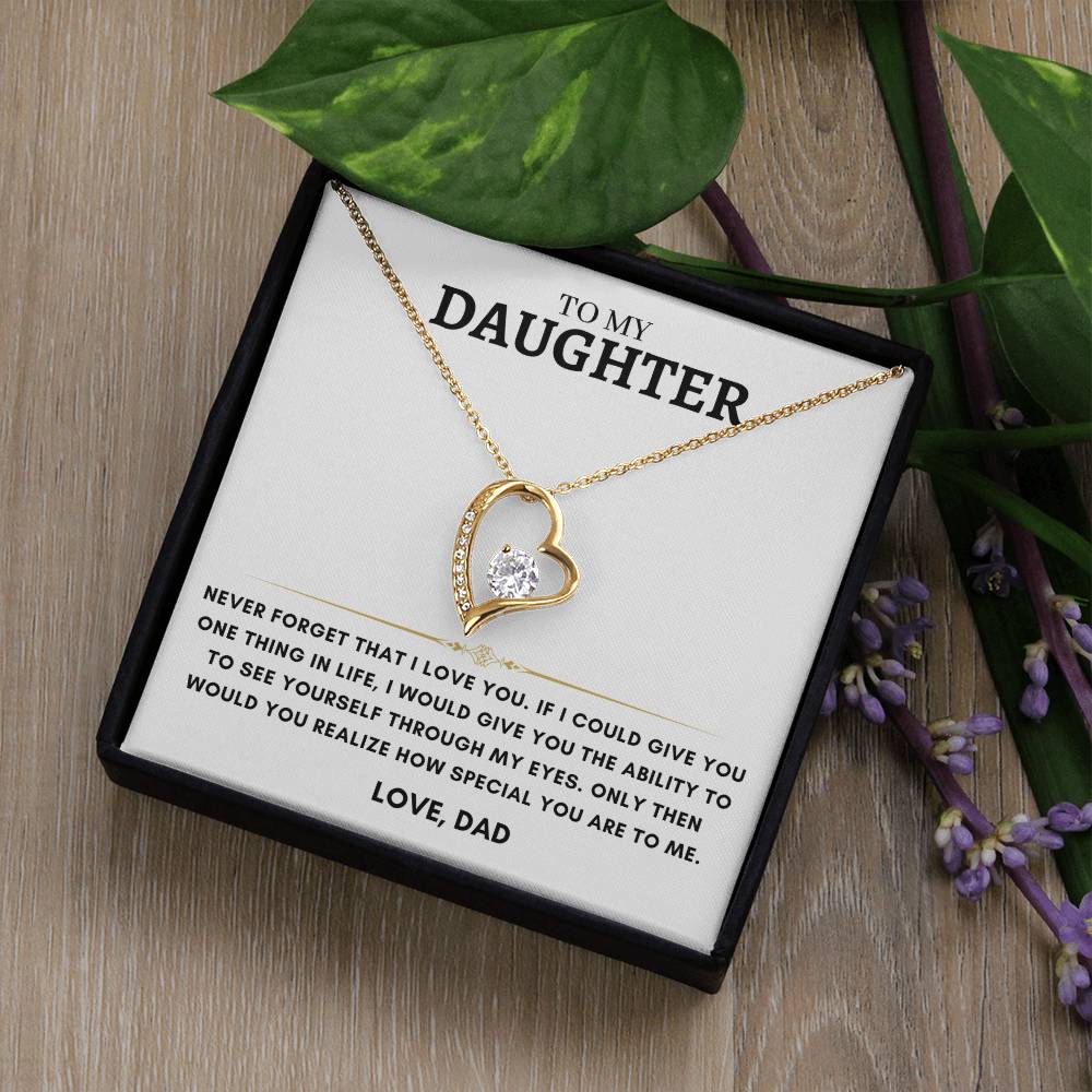 Daughter - Heart Necklace - Dad 6