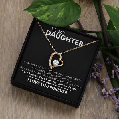 Daughter - Heart Necklace - Dad