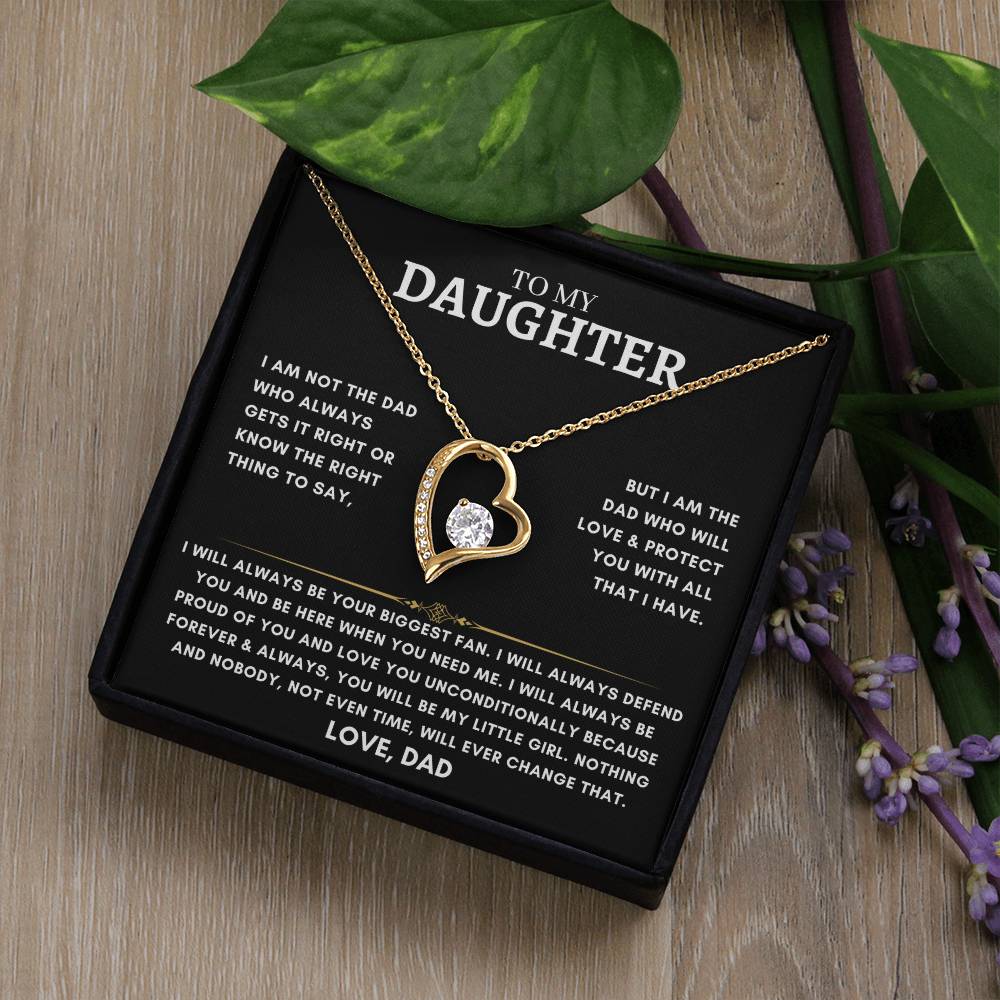 Daughter - Heart Necklace - Dad 5