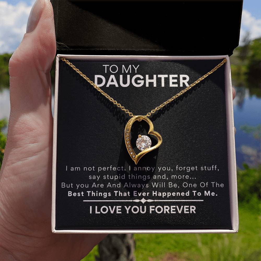 Daughter - Heart Necklace - Dad