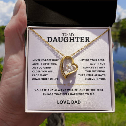 Daughter - Heart Necklace - Dad 2