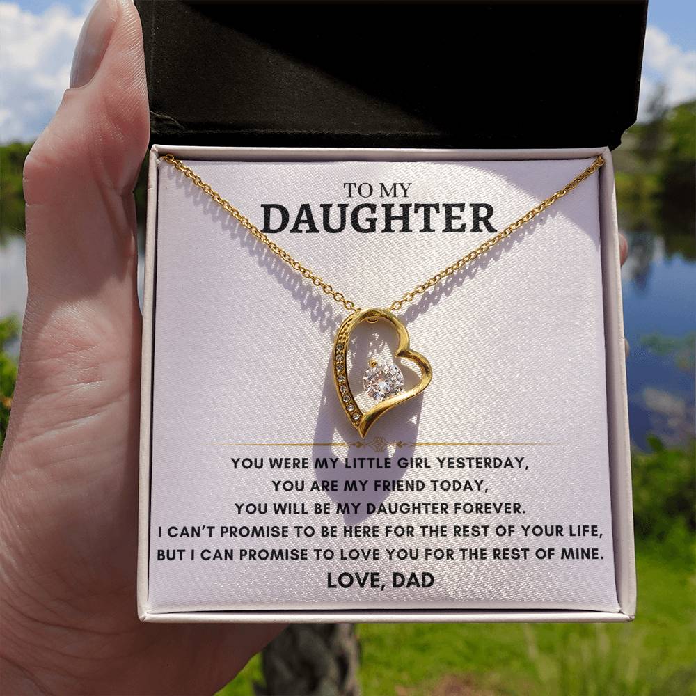 Daughter - Heart Necklace - Dad 8