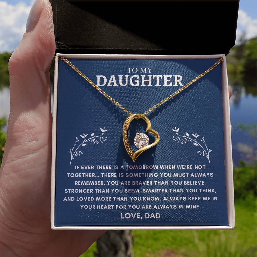 Daughter - Heart Necklace - Dad 7