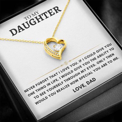 Daughter - Heart Necklace - Dad 6