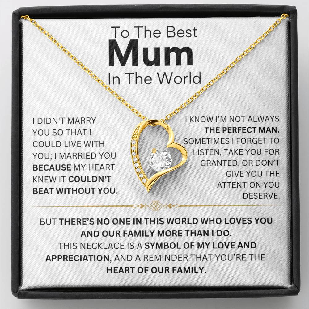 To The Best MUM, Love Heart gift set TM336