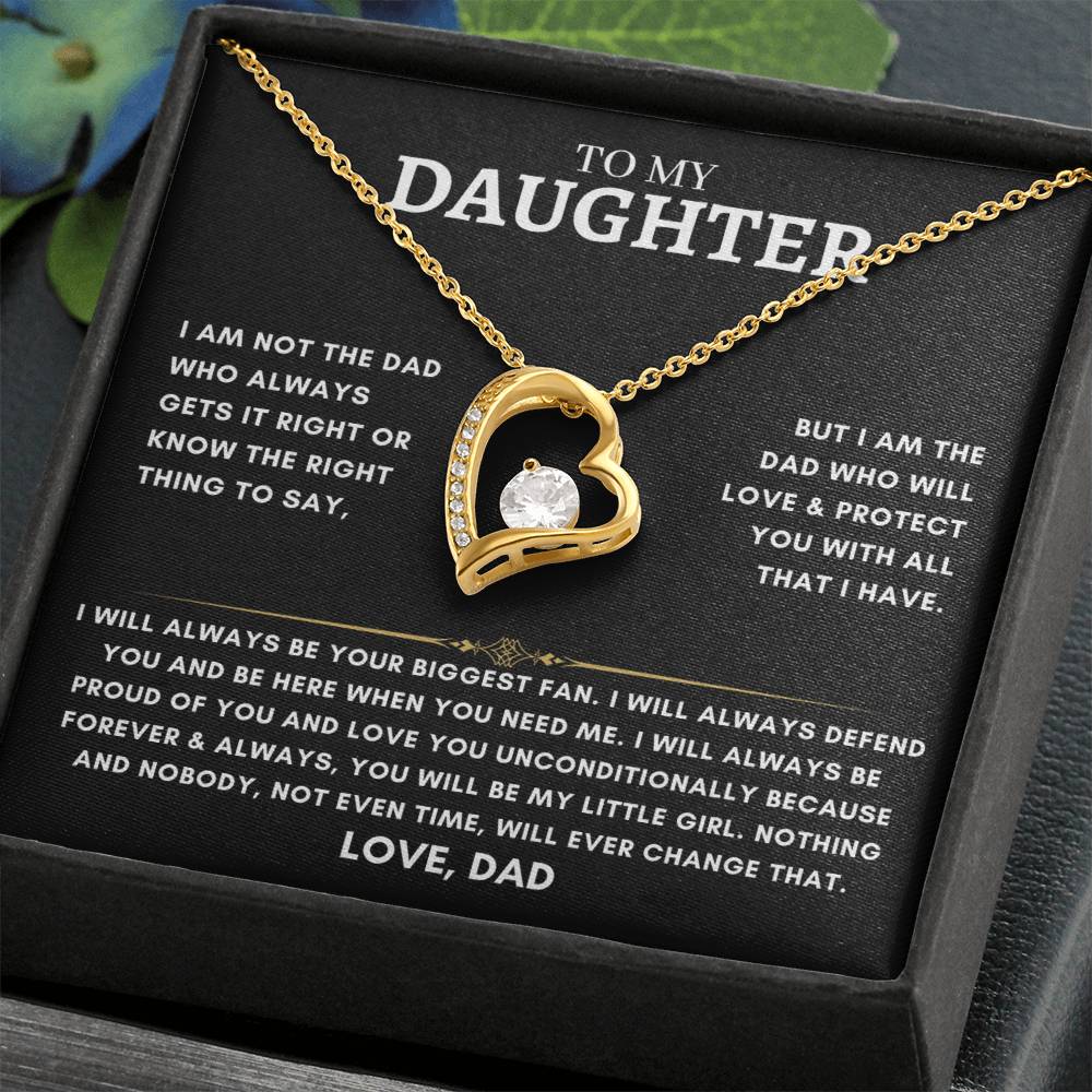 Daughter - Heart Necklace - Dad 5