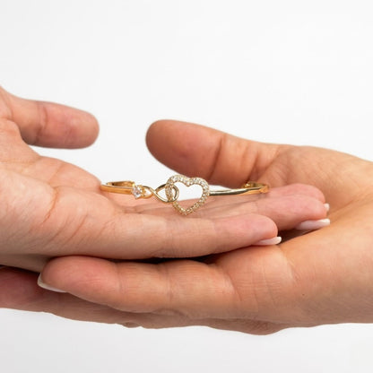 To My Daughter - Infinity Heart Bracelet - Always in mine