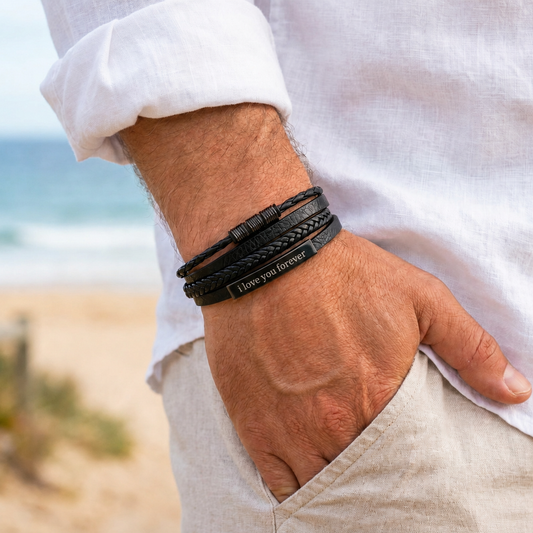 To my Man Layered Bracelet